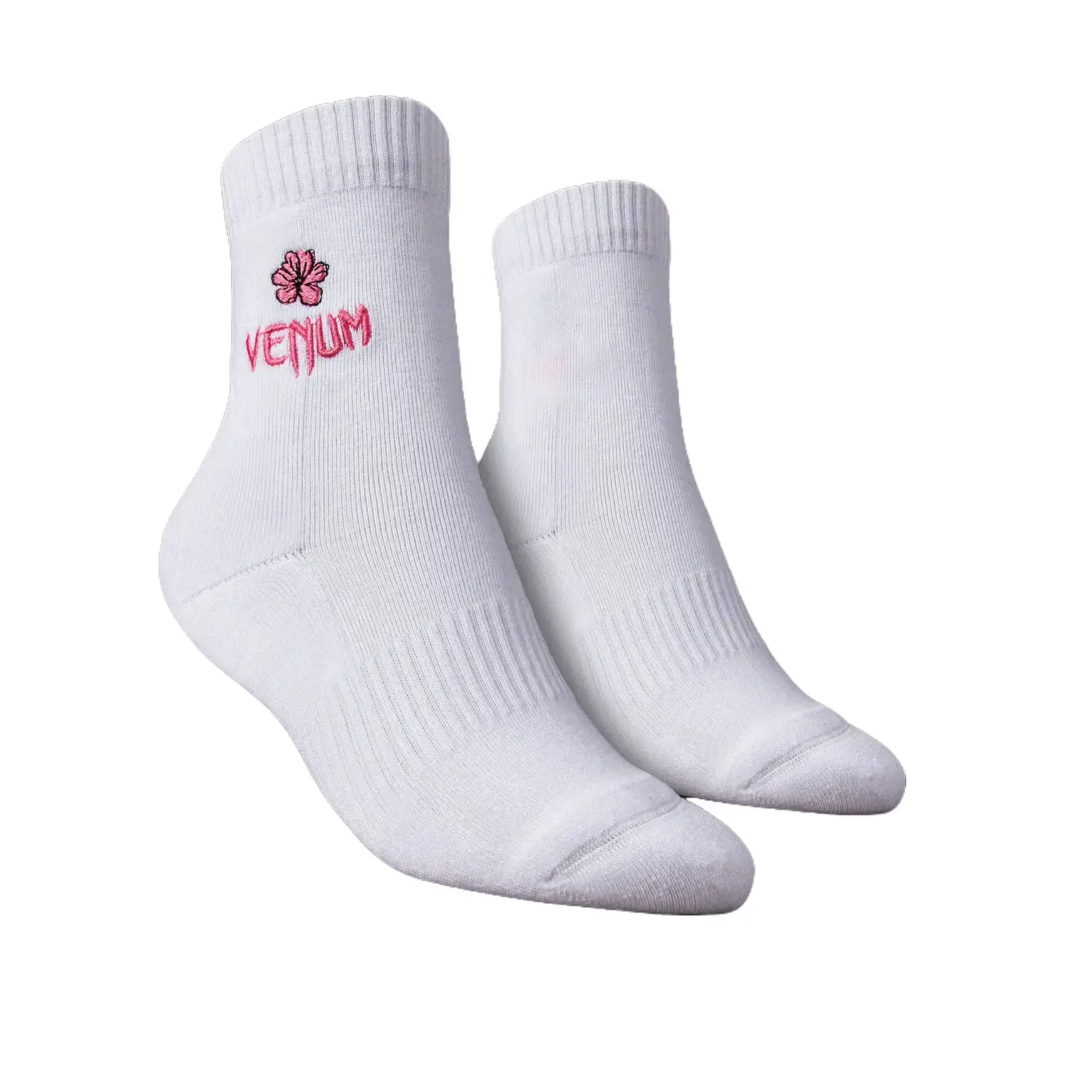 Venum Vector Women's Crew Socks - White Venum Vector Women's Crew Socks - White