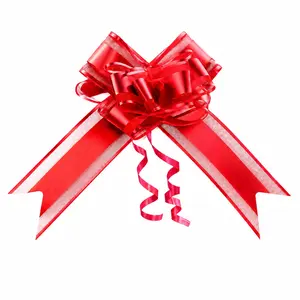 Wedding Car Pull-Out Banner, Engagement Party Room Decorations, Bride Gift, Bow Ribbon, Handrail, Large Box, Wedding Accessories