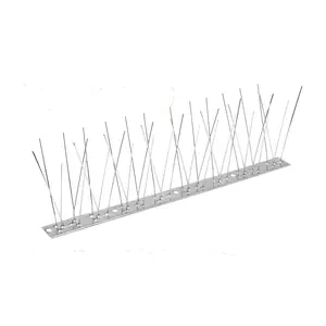 Stainless Steel Bird Spikes for Pigeons, Anti Bird Deterrent Spikes for Woodpeckers, Squirrels, Raccoons, Weatherproof Fence Spikes for Roof, Railing,Patio