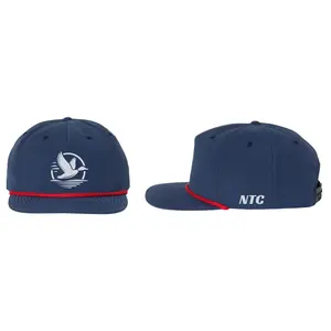Casual Blue NTC Rope Graphic Hat