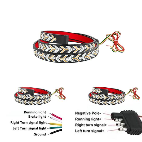 59 Inch Car LED Light Bar,Arrow Turn Signals, IP67 Waterproof,Dynamic Fishbone Shaped Decorative Light, Car Tailgate LED Light Bar,for Truck Pickup SUV RV, Car Light Embellishments lamp lighting 59 Inch Car LED Light Bar,Arrow Turn Signals, IP67 Waterproof,Dynamic Fishbone Shaped Decorative Light, Car Tailgate LED Light Bar,for Truck Pickup SUV RV, Car Light Embellishments lamp lighting