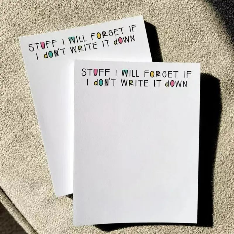 3pcs Quirky To-Do List Notepad, Humorous Sticky Notes Set, Funny Stickers for Creative Gifts, Fun Office Supply for Daily Organization