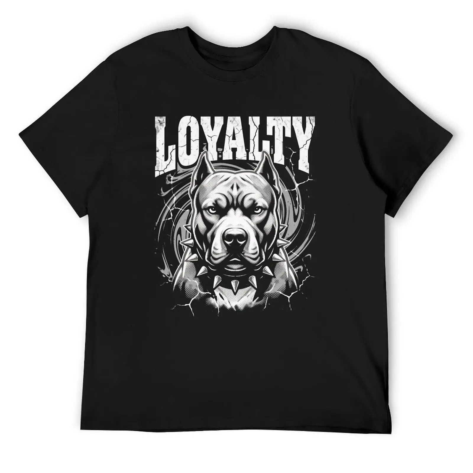 Loyalty Pitbull Dog Graphic Tee Design Men's T-Shirt, 100% Cotton T-Shirt good graphic tees graphic t shirt deals graphic shirts,funny,Regular,Fit Textured Knit Top,baby,dee,jesus,tshirt,,streetwear,,story,,Horror,Movie,Villains,humorous,outfit,thing