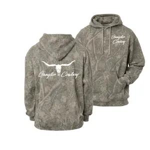 Camo Hoodie By Gangster Cowboy