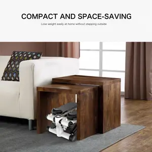 Mini Stepper for Exercise - 300 LBS Loading Capacity Hydraulic Fitness Stepper