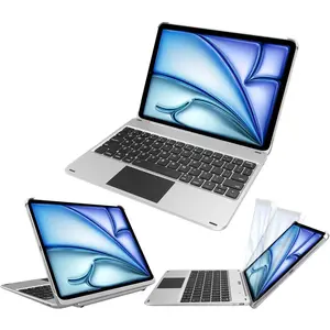 iPad Air 11-inch Keyboard Case with Trackpad,  Keyboard with Folio Full Protection Case and Touchpad for  iPad Air 11" M4/M3/M2 (2026/2025/2024), Air 5/Air 4