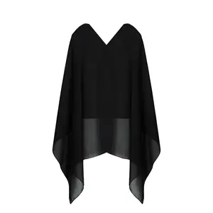 OIDEA Women's Solid Color Chiffon Shawl - Thin, Elegant Square Scarf, Breathable Multi-Way Wear Accessory for Evening Dresses, Weddings, Solid Color Shawl