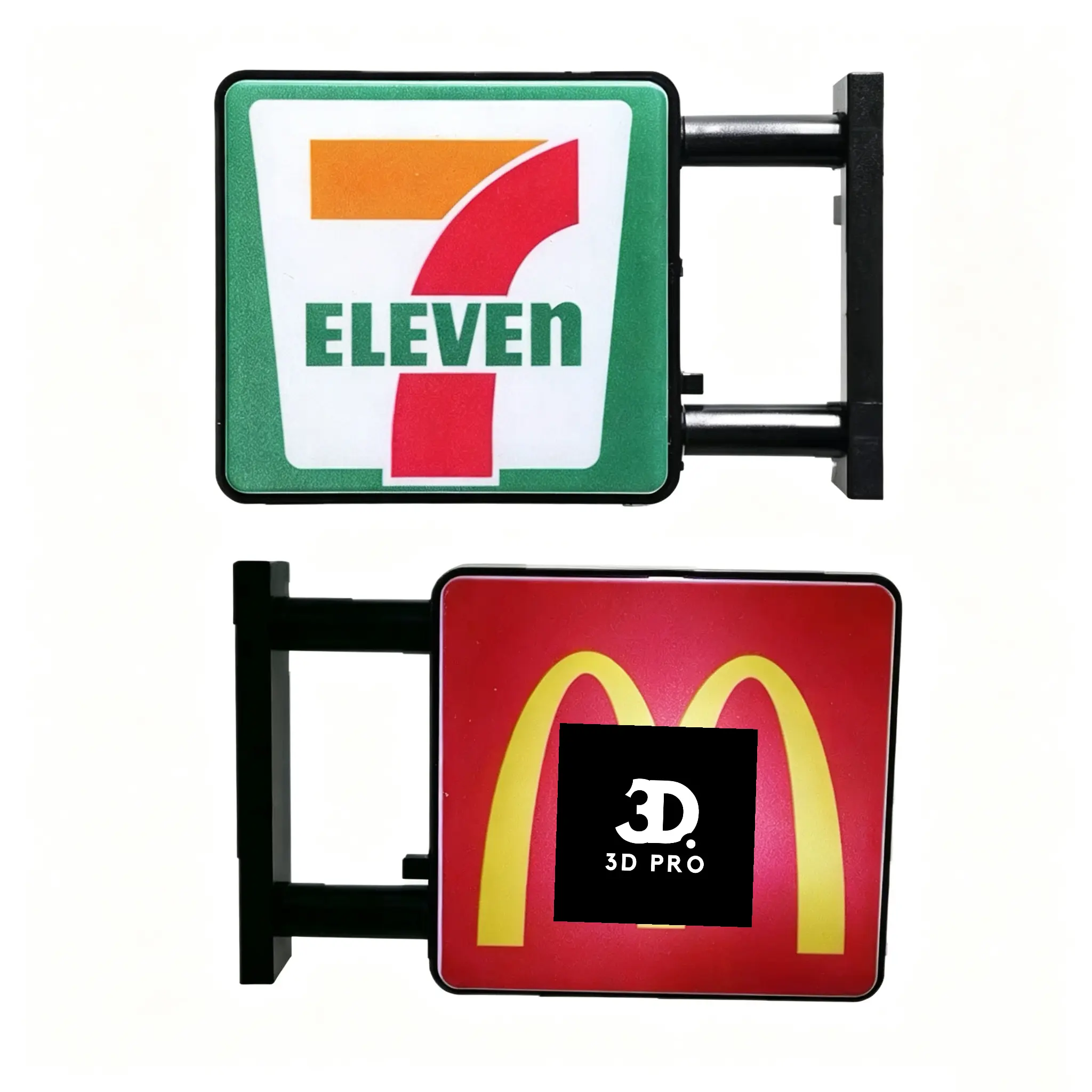 Mini Store Sign Fridge Magnet Cute Storefront Style Magnetic Decor for Fridge, Locker, Shelf, and Desk Display