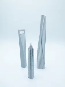Shanghai Skyscraper Models- 3D Printed 3 Pack