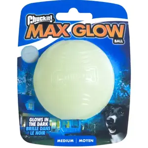 Chuckit! Max Glow Fetch Ball Dog Toy (Medium)