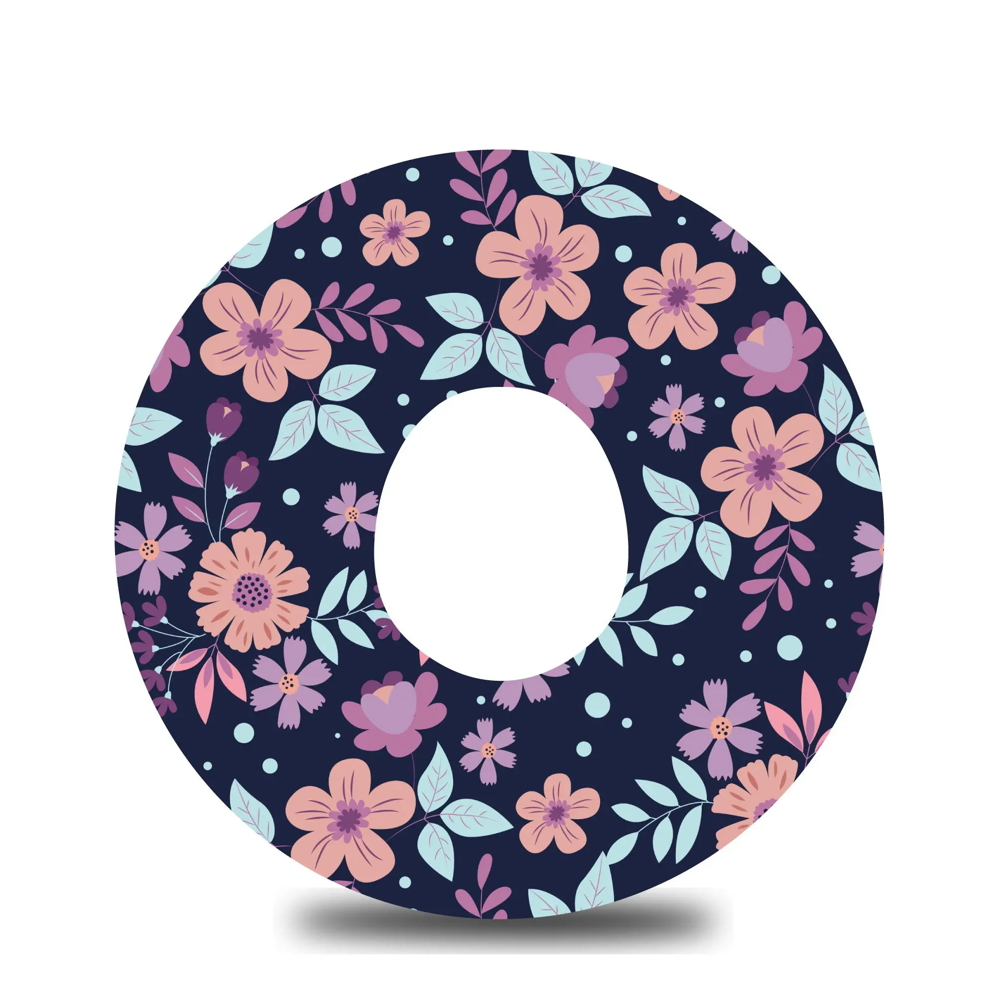 Purple Dream Florals Dexcom G7 Tape