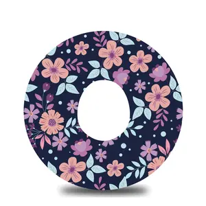 Purple Dream Florals Dexcom G7 Tape