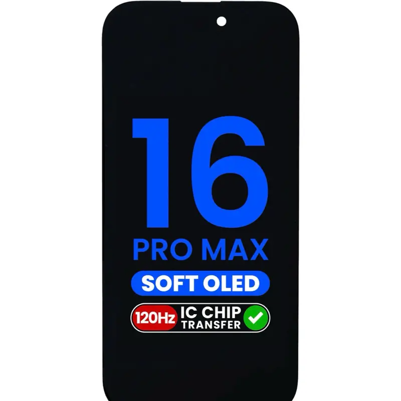 OLED Assembly for iPhone 16 Pro Max (Aftermarket Soft / 120HZ) (IC Transfer Eligible)