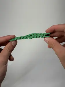 3d printed Crocodile Figurine Flexible High Quality