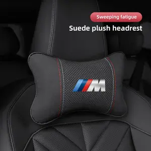 Car Headrest Neck Support Seat Lumbar Cushion Neck Pillow For BMW X1 X2 X3 X5 X4 X6 X7 G30 G20 G32 G11 G12 F40 F30 F20 F10 F34 F07 F44 F45 G15 G16 E70 E46 E90 E92 E60 E39 E36 E87 E53