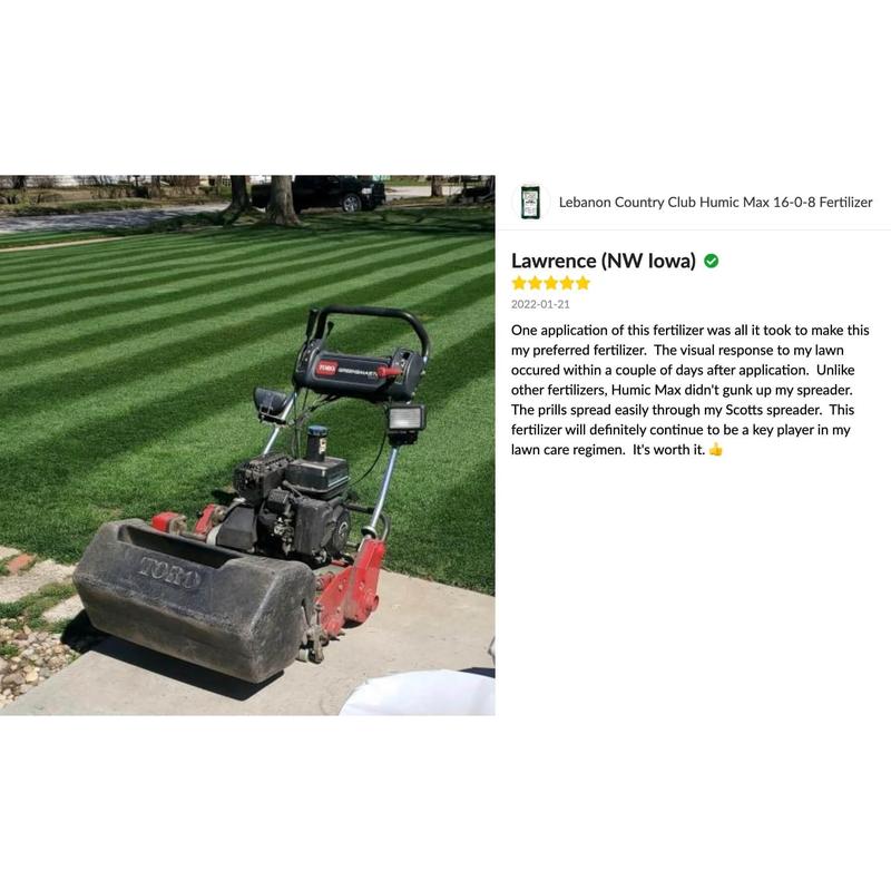 Humic Max 16-0-8 - Lebanon Country Club Fertilizer
