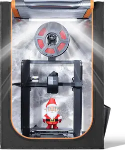 3D Printer Enclosure with LED Lighting, Fireproof Dustproof Tent Constant Temperature Protective Cover for Creality Ender 3 V3 SE/KE/Ender 3/Ender 3 Pro/Ender 3V2/Ender 3S1/Neo/Anycubic Elegoo, Medium