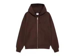 Stussy x Nike Stone Washed Fleece Zip Hoodie (FW25) Dark Cinder (men) by StockX