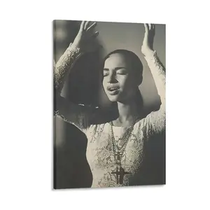 Sades Black White Canvas Poster. Wall Art for Living Room & Bedroom. Decorative Painting. Gift. Aesthetic Decor. Art Print. Poster Canvas Wall Art For Bedroom Decor Bar Office Room Decor Gift