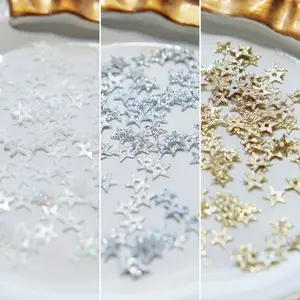 6g Shiny Tiny Glittering Sewing Star Sequins, Three Colors Available, Perfect for Various Handmade Projects, Ideal for Craft Enthusiasts