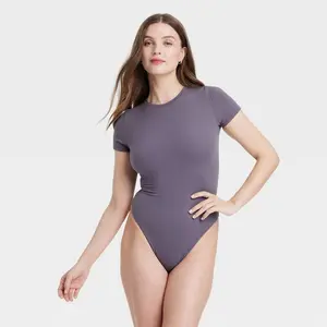 Women's Luxury Collection 4-Way Stretch Short Sleeve Bodysuit - Auden
