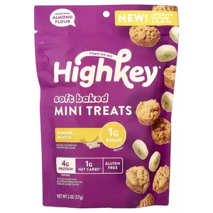 HighKey Soft Baked Mini Treats, Banana Muffin, 2 oz (57 g)