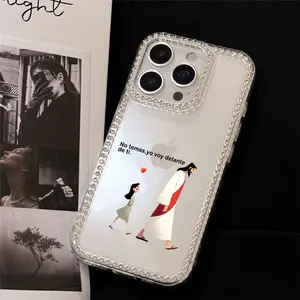 Cute Jesus Pattern Glitter Bling Diamond Case for iPhone 17 Pro Max Phone Case 17 Air 16E 16Pro Max 15 Pro 15Plus 14 13 12 11 Phone Cases,Luxury Sparkle Rhinestone Soft Silicone Protective Bumper Cover for Women and Girls Christian Bible Verse