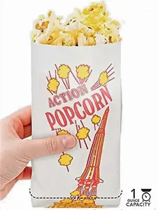 100 Premium Popcorn Bags 1 oz Leak Proof Bags Party Supply Movie Night Sleepover