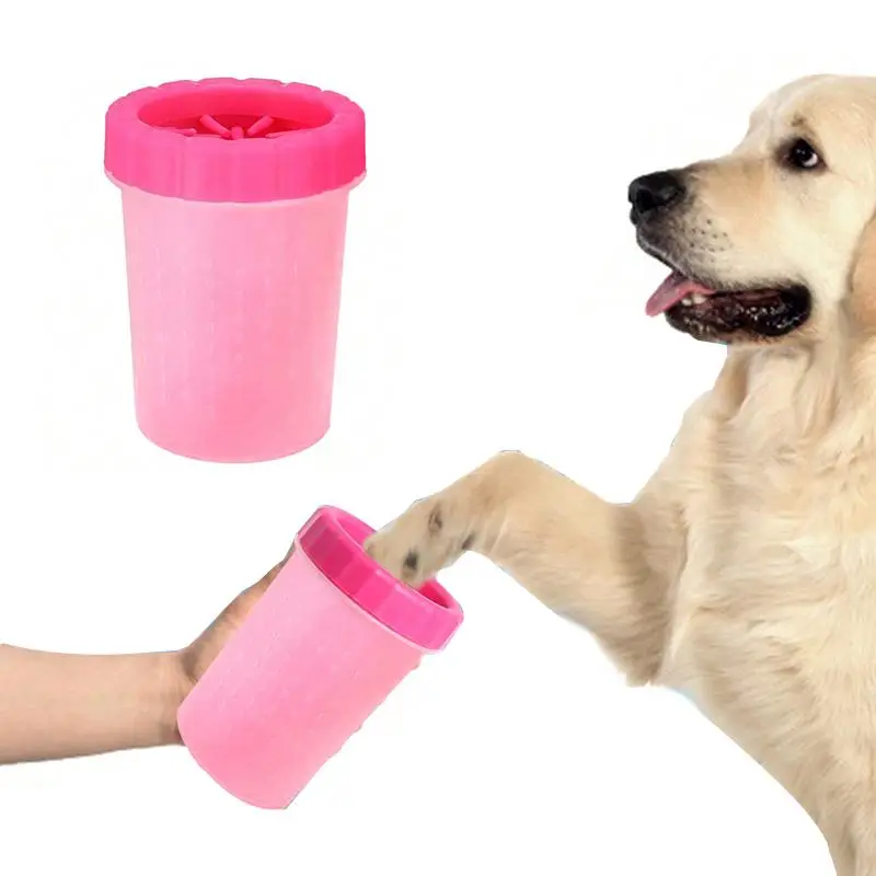 Soft Pet Foot Cleaning Cup, Pet Foot Scrubber for Daily Use, Pets Foot Cleaning Supplies for Dogs & Cats