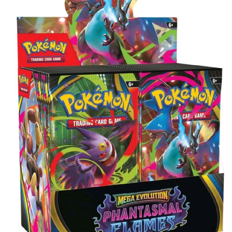 Pokémon Trading Card Game Mega Evolution Phantasmal Flames Booster Pack for Collectors and Players