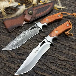 Lightweight ebony handle, portable multi-purpose camping knife, suitable for survival, kitchen use, cutting fruits and meat, survival tool, decorative carving