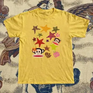 Paul Frank Baby tee with a fun design, Cartoon Streetwear Tee ,Funny Baby Tee