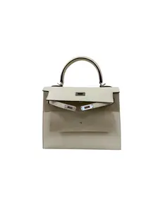 Pre-owned HERMÈS leather Crossbody Bags Kelly 25 Sellier Bag stamp u