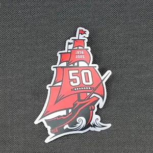 Buccaneers 50TH Season Sublimation Iron-on Patch