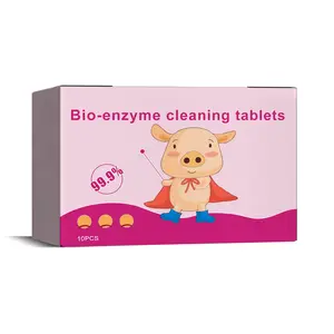 Bio-enzyme Cleaning Tablets for Clothes & Coffee Stains 99.9% Effective Stain Removal
