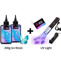 UV Light with 200g UV Resin