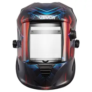 VEVOR Welding Helmet Auto Darkening True Color, 3.94" x 3.15" Welding Hood Solar-Powered, Welder with 4 Arc Sensors, Wide Shade 4/5-9/9-13 for TIG MIG ARC Weld Cut Grinding - METIS Series