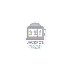Jackpot Progress Stickers
