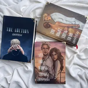 LovesBitca8 Dramione Collection: The Auction, TRTTD, & ATWT Special Edition Hardcover Novel - The Ultimate Dramione Trophy Book with Bookmark ️