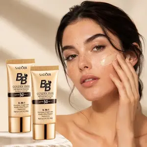 High-Coverage Waterproof Snail BB Cream - Matte Finish, Long-Lasting Moisturizer, Hydrating, Oil Control, Flawless Daily Cosmetic, Refreshing Non-Greasy, Ideal for Makeup Beginners, Great Gift for Valentine's Day Christmas