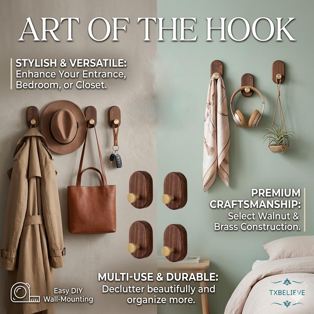 Wall-Mounted Coat Rack Wooden Coat Hook Entrance Wall Coat Hook, Wooden Hook Bedroom Coat Rack Wall Coat Rack with Hooks Wall-Mounted Coat Rack Wooden Coat Hook Entrance Wall Coat Hook, Wooden Hook Bedroom Coat Rack Wall Coat Rack with Hooks