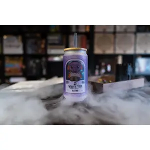 Dungeons & Dragons 18oz Frosted Glass Can Tumbler - Illithid (Mind Flayer)