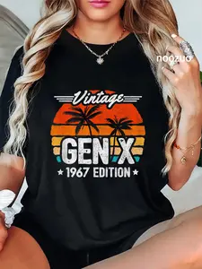 100% Cotton Gen X 1967 - Generation X 1967 Birthday - Gen X Vintage 1967 T-Shirt