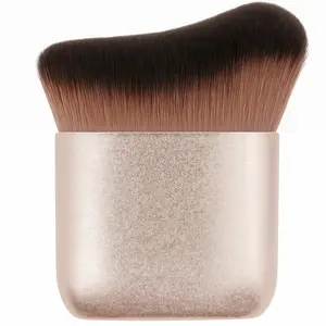 Self Tanner Blend Brush Professional Kabuki Foundation Brush for Flawless Legs Makeup Body Makeup Brush Streak-Free Tanning Application Vegan Beauty Tool for Powder Liquid Cream Mousse
