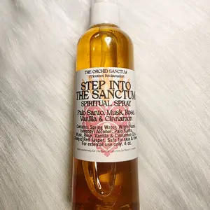 The Orchid Sanctum Step Into The Sanctum Spiritual Spray with Palo Santo Musk Rose Vanilla & Cinnamon 4 oz