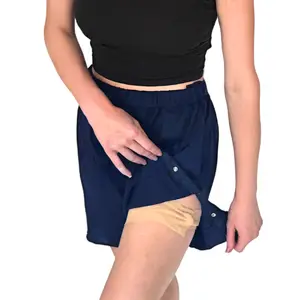 Inspired Comforts Post Surgery Women Tear Away Shorts with Side Snaps