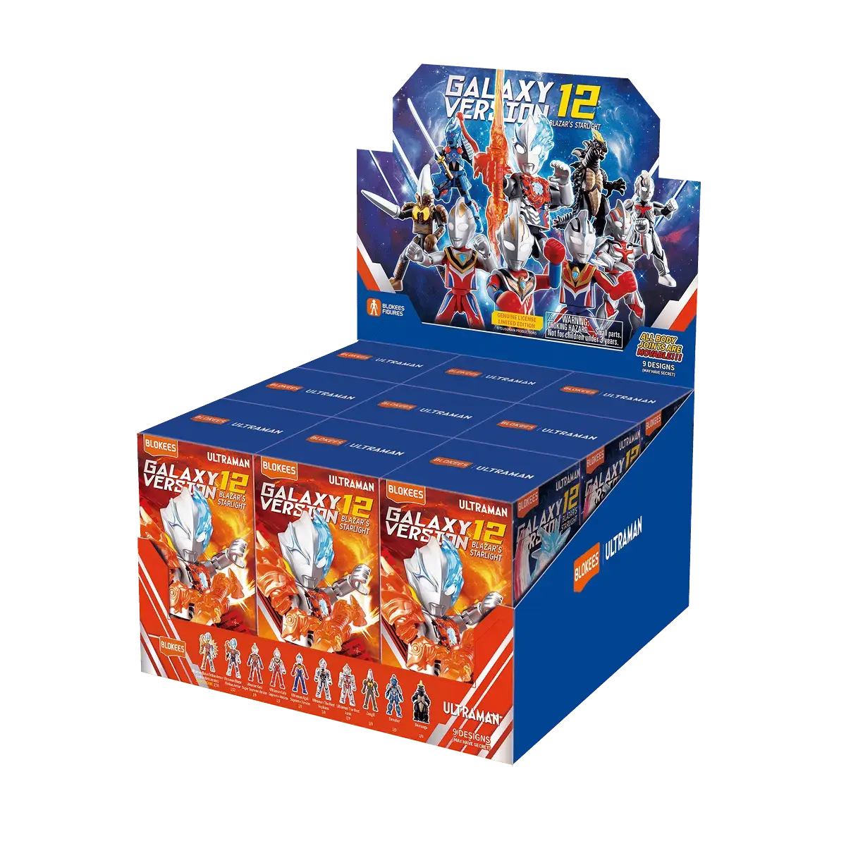 Blokees Ultraman Galaxy Version 12 Blazar's Starlight Set Box