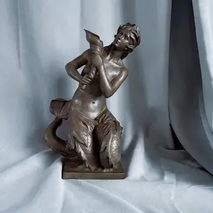 Contemporary Mermaid Sculpture – Elegant Myth-Inspired Home Décor