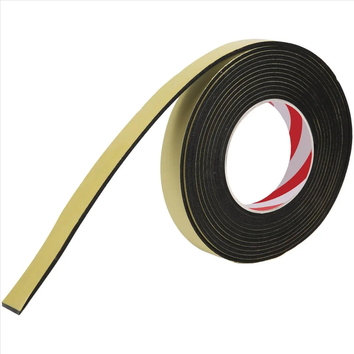 Black Self Adhesive Foam Tape, 5m x 20mm x 3mm Closed Cell Single Sided Foam Strip for Weather Stripping, Gap Filling, Cushioning, Window and Door Sealing, Home, Car, RV, Boat and Craft Use