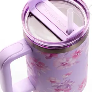 Hi Peach Layne 40oz Purple Beauty Insulated Tumbler with Nail File